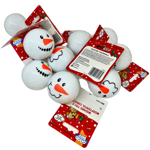 Good boy snowman faceballs tpr - good,