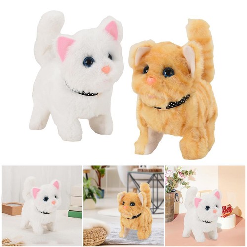 Electronic pet cat walking toy - cat,