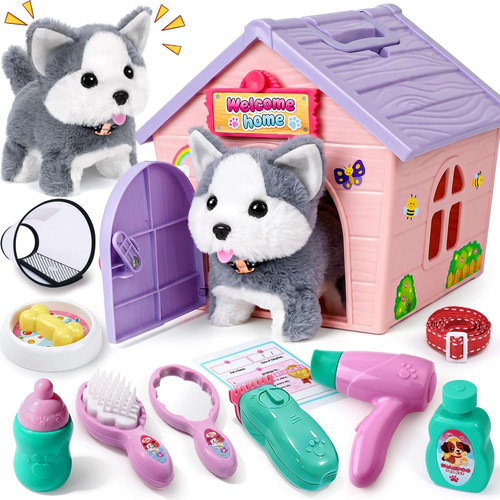 Electronic walking dog - electronic, toy
