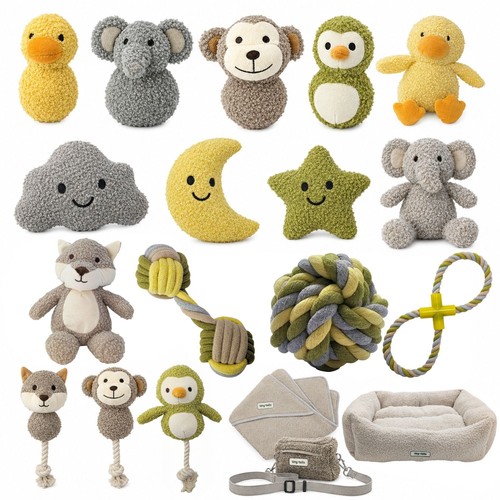 Hugglepets tiny tails dog - tails,