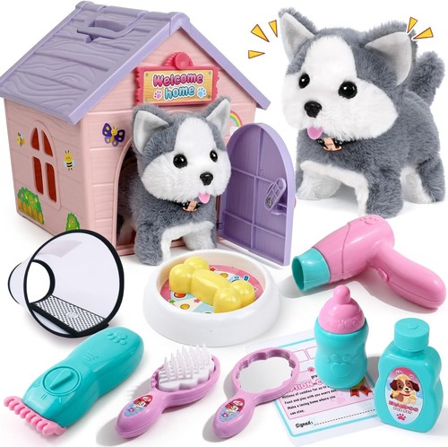 Electronic walking dog toy - walking,