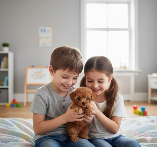 Kids gift brown fluffy - kids,