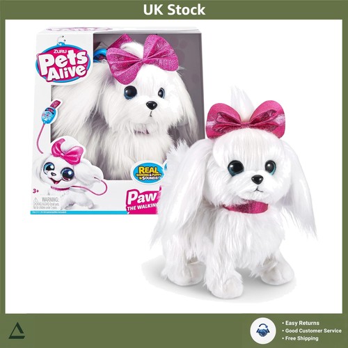 Adorable walking pink puppy - pink,