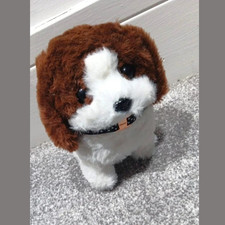 Brown White Electric Plush